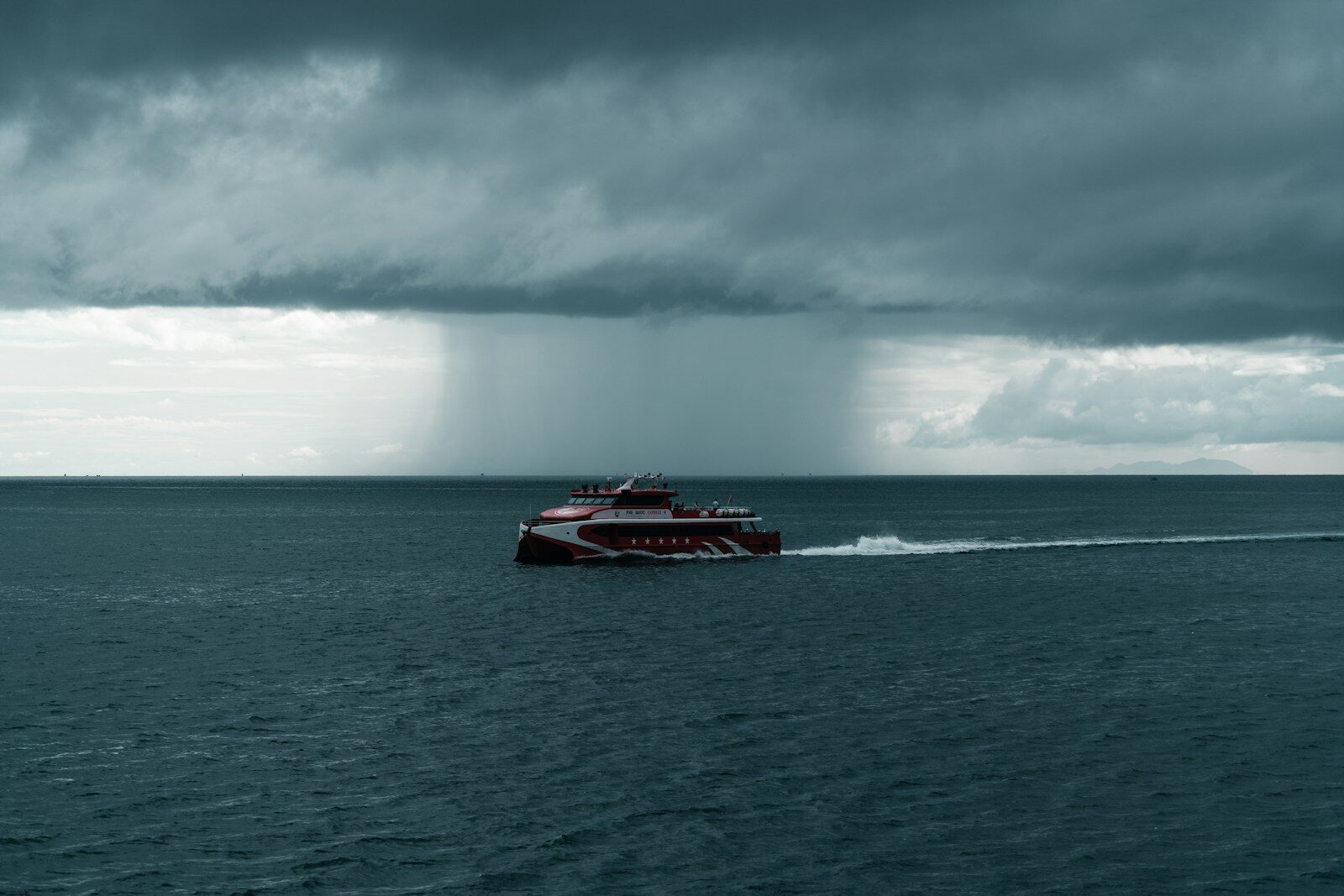 a boat on the water